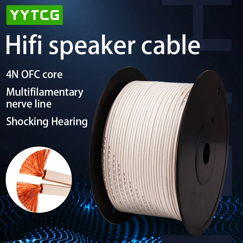 Klipsch Home Cinema - YYTCG DIYラウドスピーカーケーブルHi-Fiオーディオラインケーブル無酸素銅スピーカーワイヤー、アンプ、ホームシアター、KTV、DJシステム用
