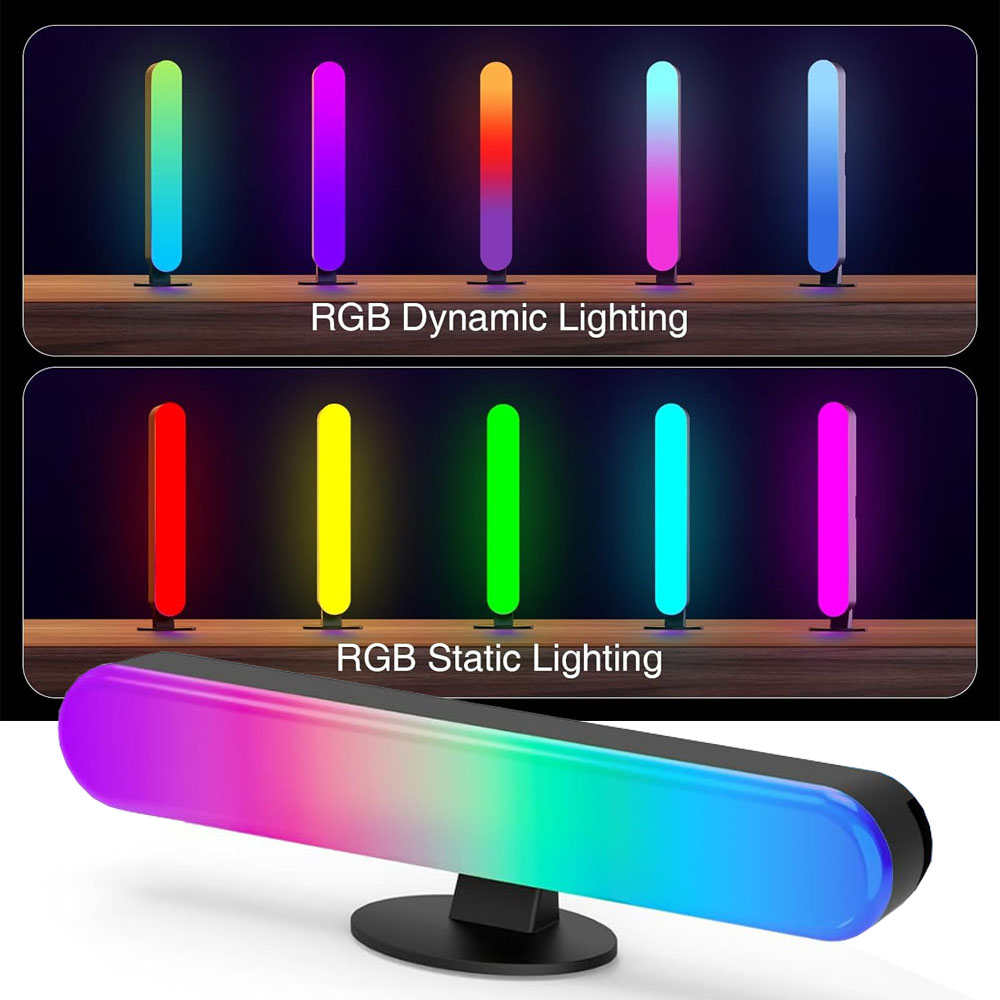 Home Cinema Lighting - 1/2/3個スマートLEDライトバー、1600万色変化テレビライトバー、リモコン＆アプリ制御タイミング機能付き