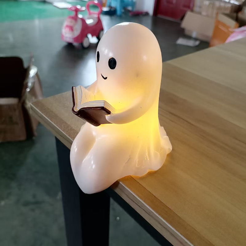新しい可愛い幽霊読書灯 キュートな幽霊読書ライト LED ハ - Home Cinema Lighting のレビューと価格