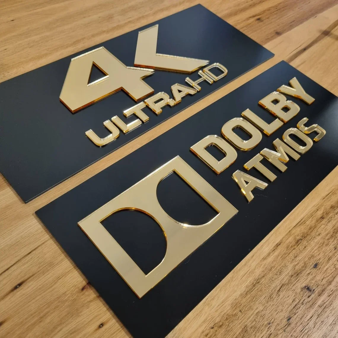 ドルビーアトモス＆DTS X ウォールサイン ゴールドミラー - Home Cinema Dts X のレビューと価格