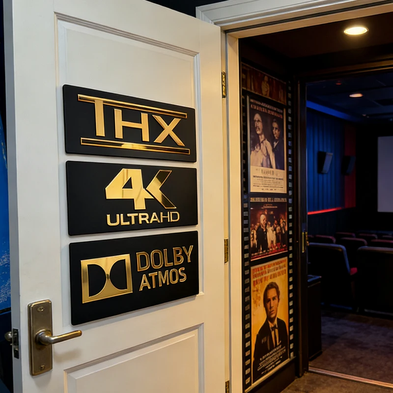 ドルビーアトモス＆DTS X ウォールサイン ゴールドミラー - Home Cinema Dts X のレビューと価格
