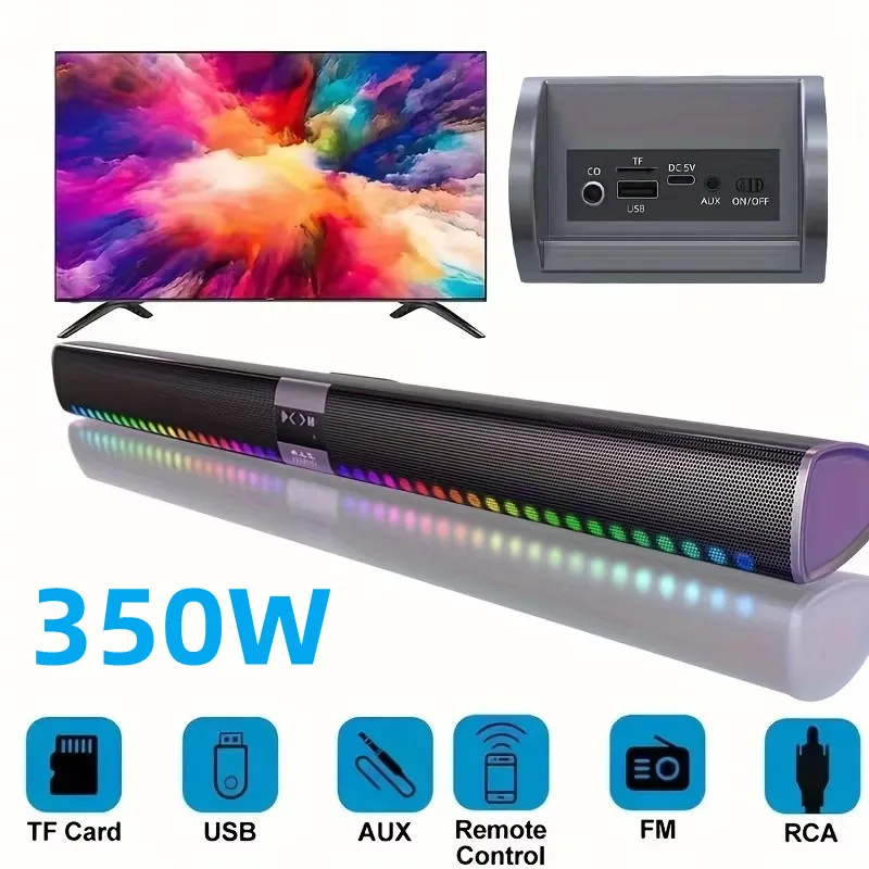 テレビエコー壁 Bluetooth スピーカー 350 ワッ - Home Cinema Of Soundbar のレビューと価格