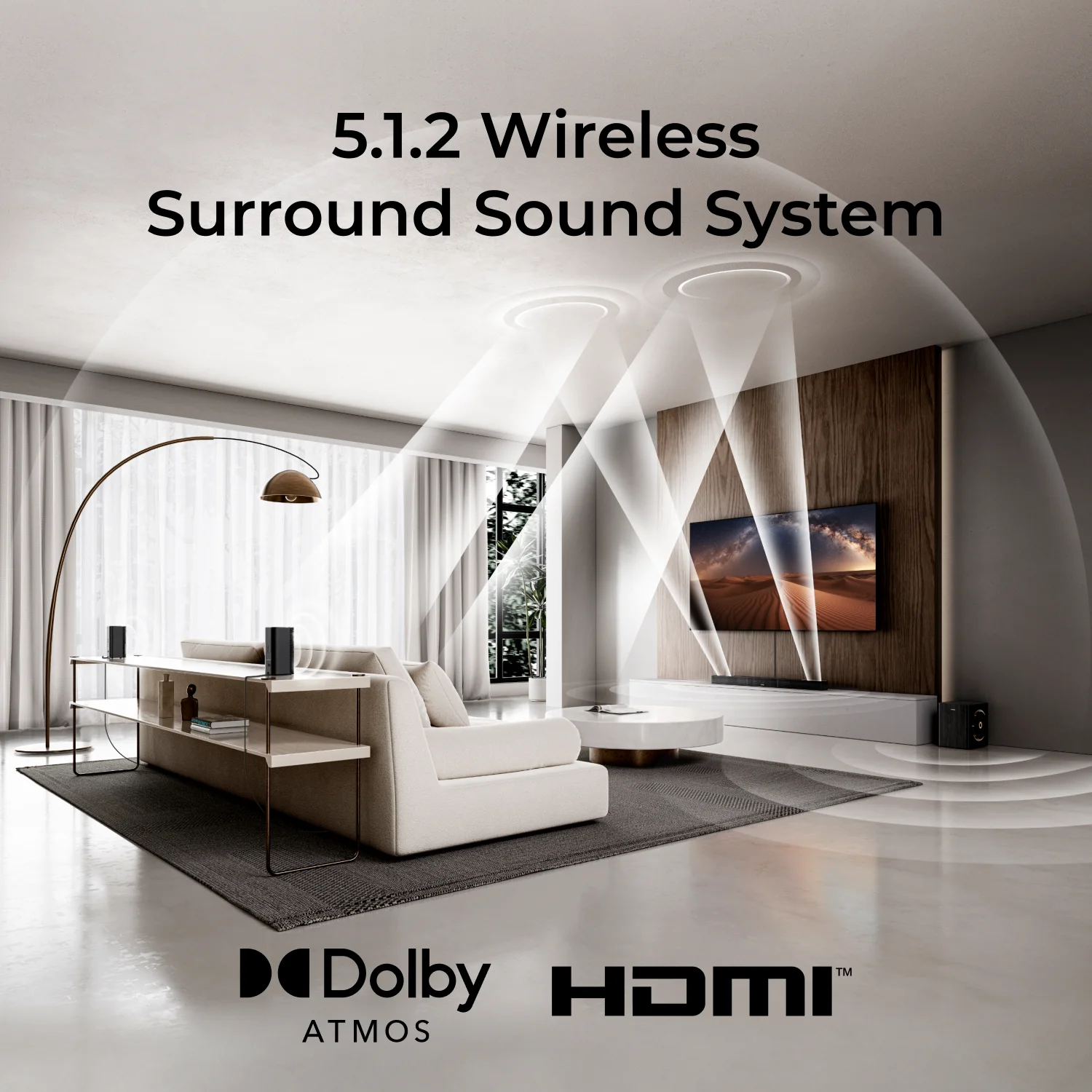 X40 5.1.2ch ワイヤレスサラウンドサウンドシステム - Home Cinema Of Soundbar のレビューと価格