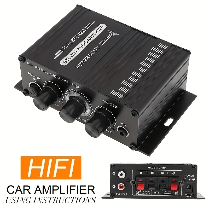 AK-270 400W ミニパワーアンプ 12V/24V 2 - Klipsch Home Cinema のレビューと価格
